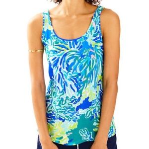 Lilly Pulitzer Kinsey Tank in Wade and Sea
